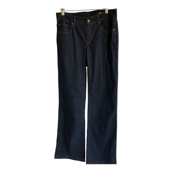 Eileen Fisher Wide Leg Jeans Sz 4 - Picture 2 of 5